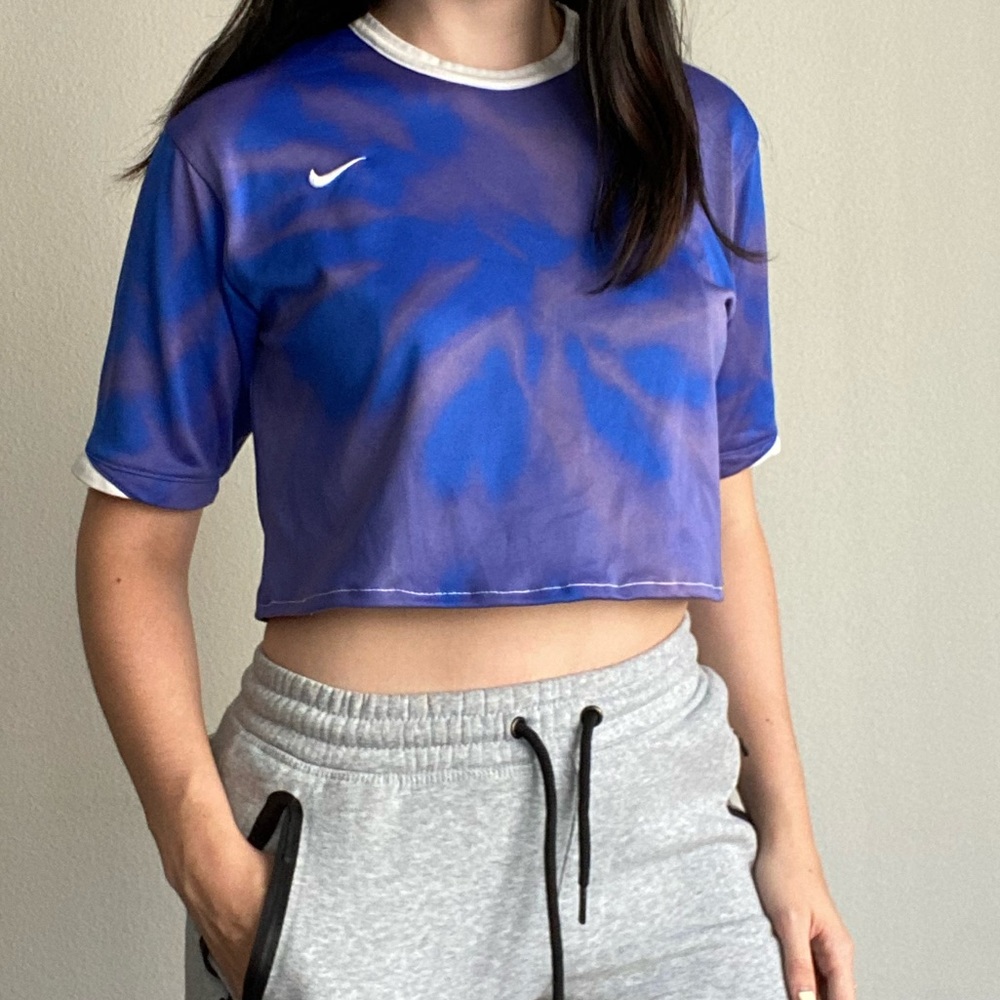 Blue Tie dye Nike Athletic Tee